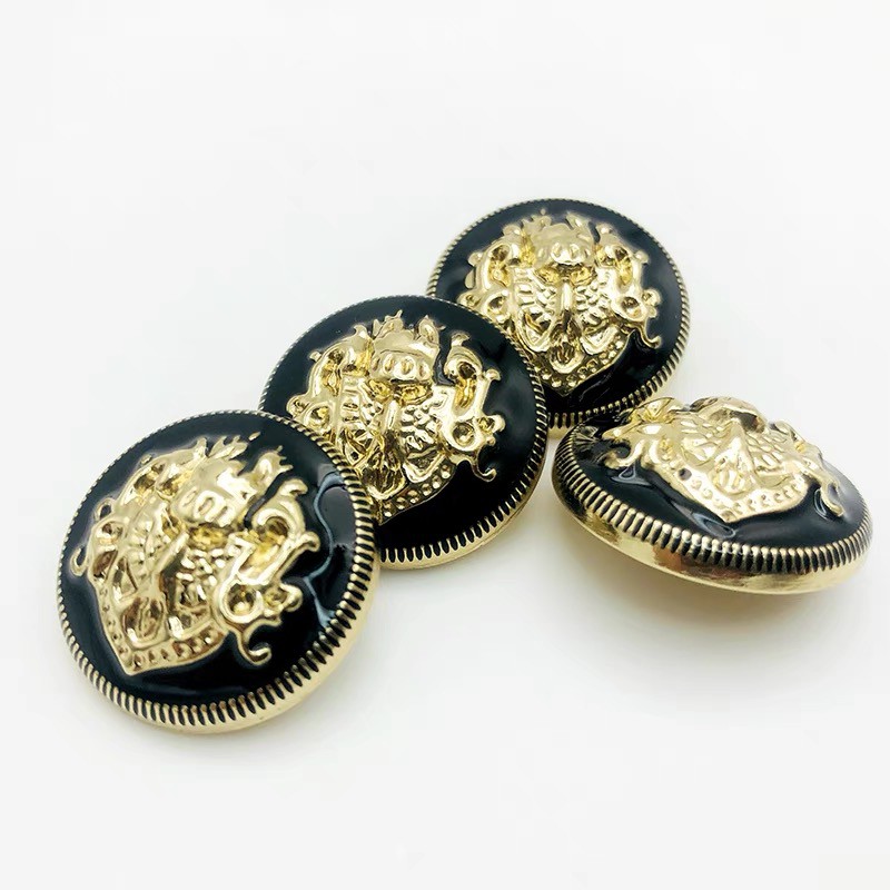 Cúc kim loại cao cấp, phong cách Anh phù hợp áo vest nam và nữ, áo khoác, măng tô, áo khoác dạ