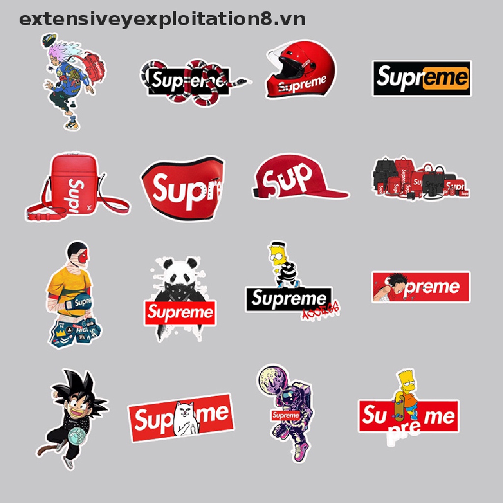 【extensive】 50pc Stickers For Stationery Laptop Skateboard PVC Backpack Water Bottle Bicycle 【vn】
