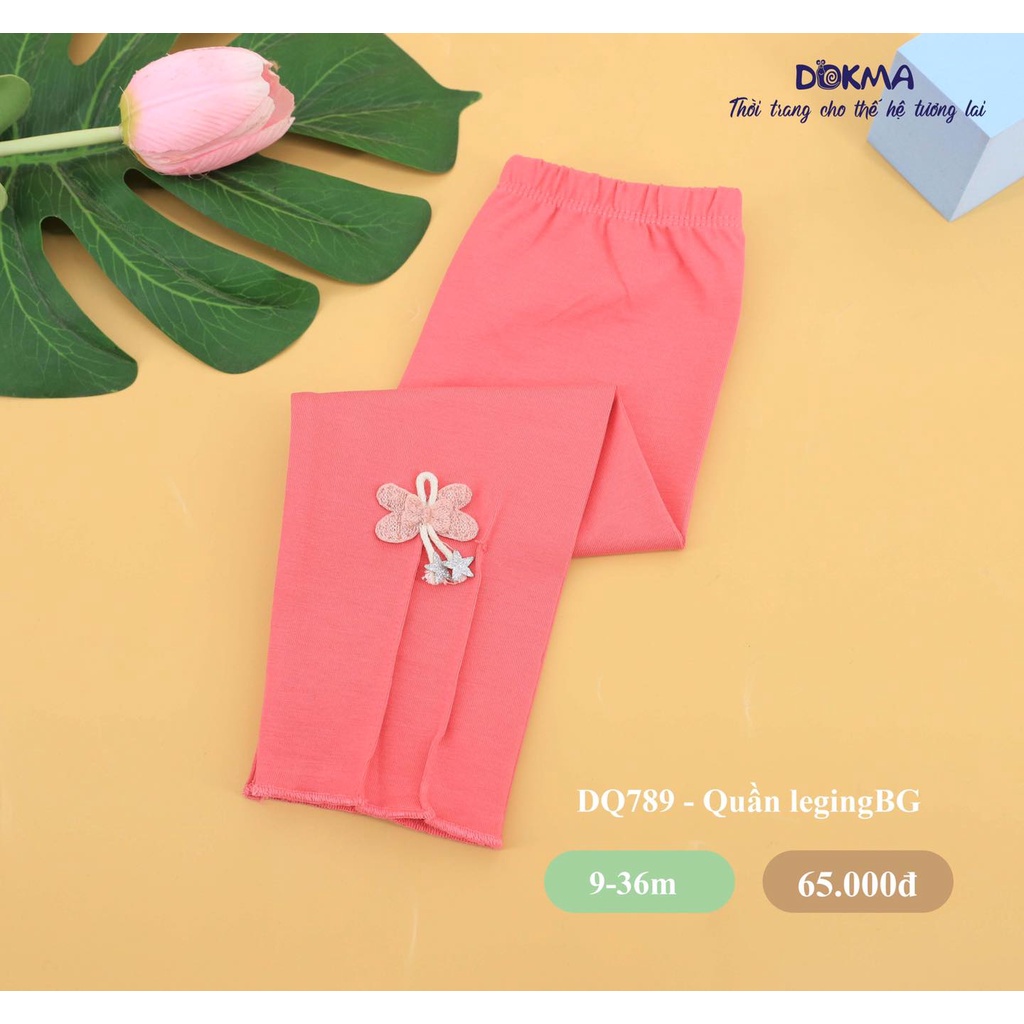 9-36M Quần legging bé gái Dokma DQ789