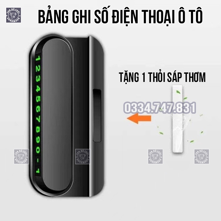 Giá đỡ điện thoại trên ô tô kèm biển báo số điện thoại để tablo ô tô tiện lợi mẫu giá đỡ mới nhất năm