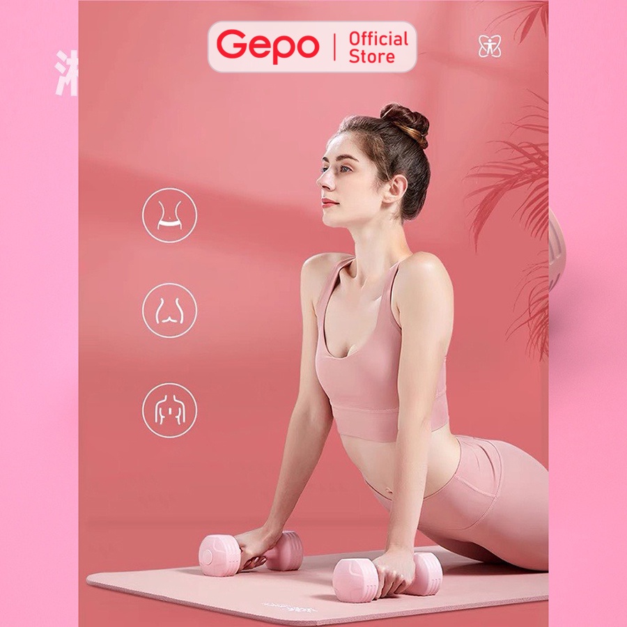 Tạ Tay Nam Nữ Chuyên Tập Gym Yoga Pilates Thể Dục Tại Nhà GEPO 1Kg