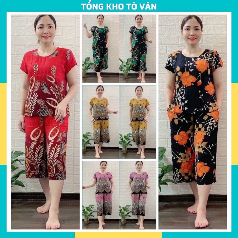 HOT!! Bộ lanh mặc nhà sớ lửng bộ lanh trung niên sẵn hàng tại shop.Size 1xl/ 2xl / 3xl / 4xl( 38-68kg). Sỉ 100k