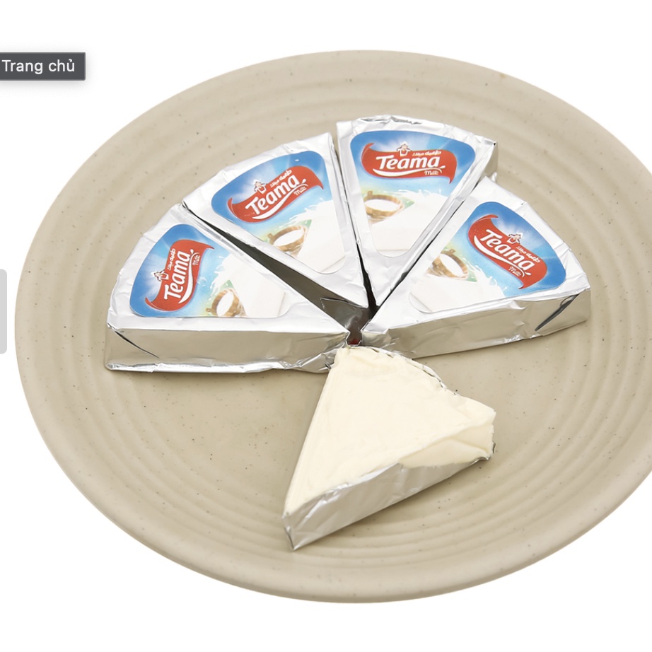 Phô mai Teama hộp 120g (8 miếng) | BigBuy360 - bigbuy360.vn