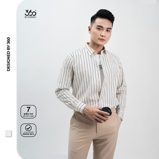 Áo sơ mi kẻ sọc dài tay nam local brand 360 BOUTIQUE chất cao cấp - SKDTK235