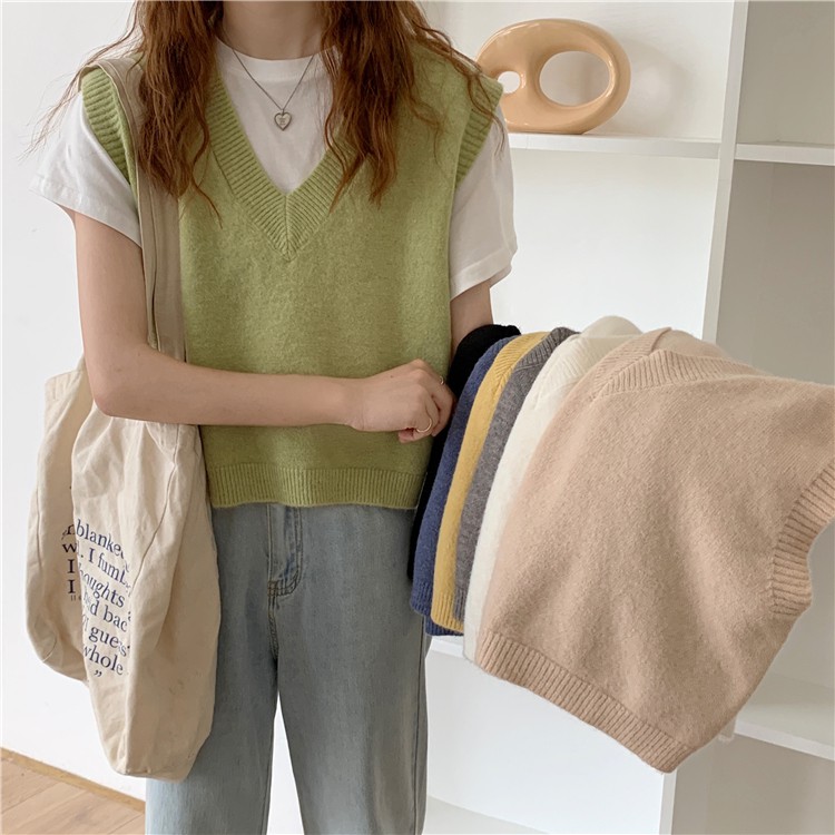 Áo Khoác Ghi Lê Chất Len Thời Trang Sành Điệu Cao Cấp Cho Nữ | BigBuy360 - bigbuy360.vn