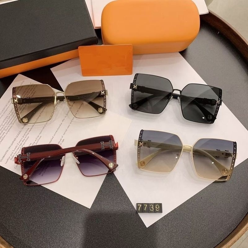 (KIQI-FASHION) COD Kính Mát Gọng Vuông Chống Tia Uv400 Thời Trang Hàn Quốc Chất Lượng Cao