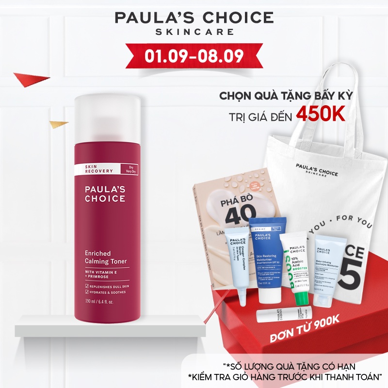 Toner phục hồi độ ẩm cho da Paula's Choice Skin Recovery Enriched Calming Toner 190ml 1250
