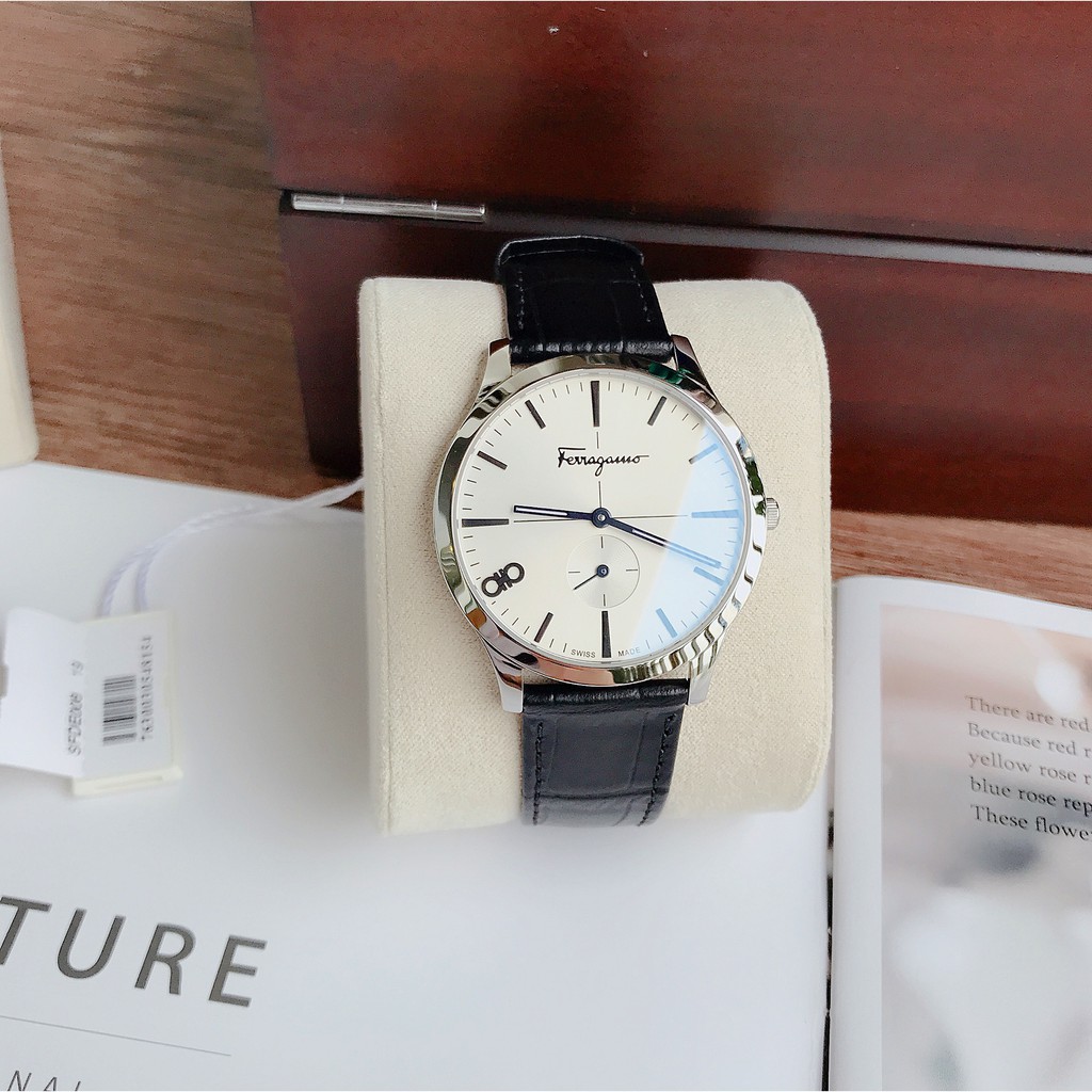 Đồng hồ nam chính hãng Salvatore Ferragamo Slim Gent - Máy quartz pin Thụy Sĩ - Kính Sapphire
