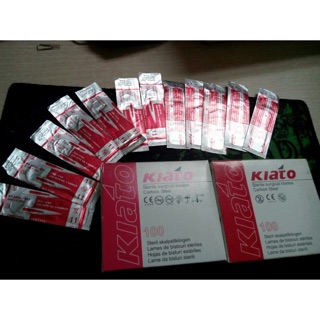 Hộp 100 lưỡi Dao Mổ Kiato số 10,11