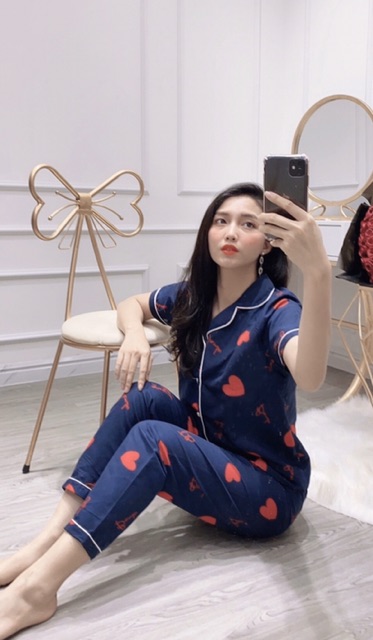 Bộ Pijama Quần Dài Áo Cộc | BigBuy360 - bigbuy360.vn