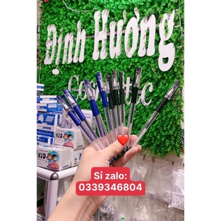Set 100 chiếc bút bi nước văn phòng siêu rẻ siêu đều mực