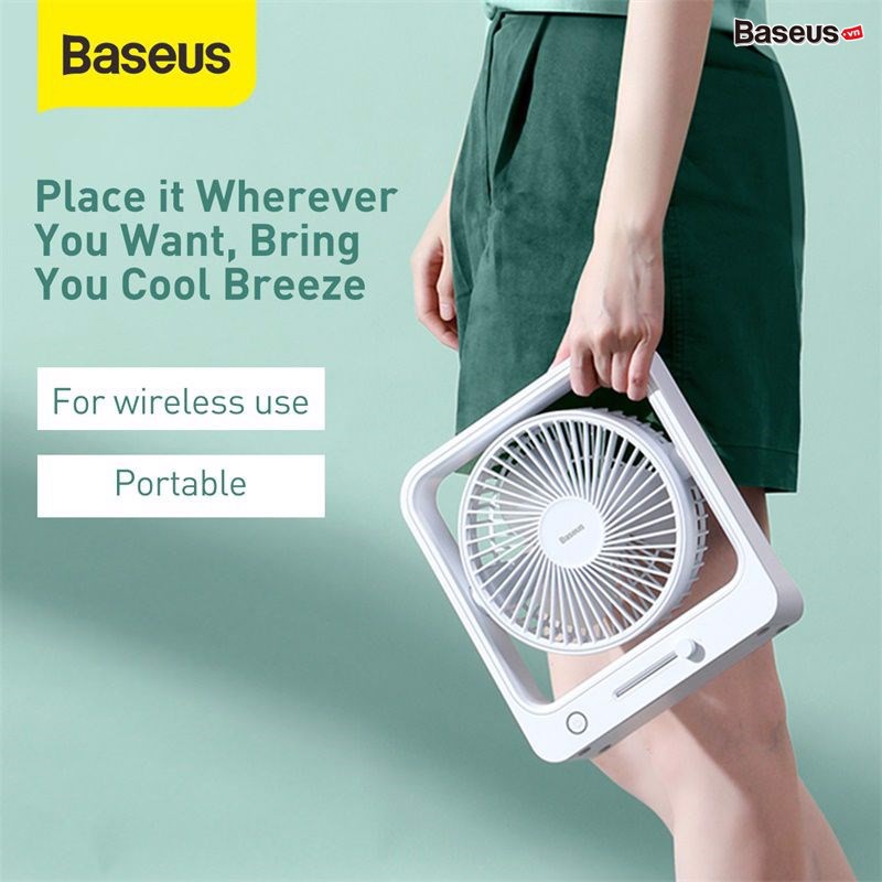 - Quạt mini để bàn Baseus Cube Shaking Fan gây ấn tượn mạnh mẻ với mọi người ngay từ cái nhìn đầu tiên . Sản phẩm sở hữu | BigBuy360 - bigbuy360.vn