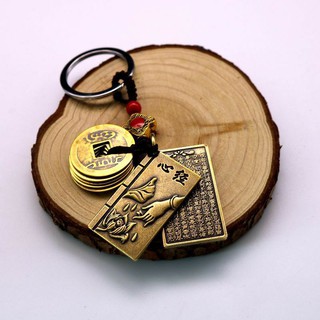 MÓC KHOÁ XU NGŨ ĐẾ và THẺ KHẮC BÁT NHÃ TÂM KINH , TAY PHẬT HOA SEN bằng đồng