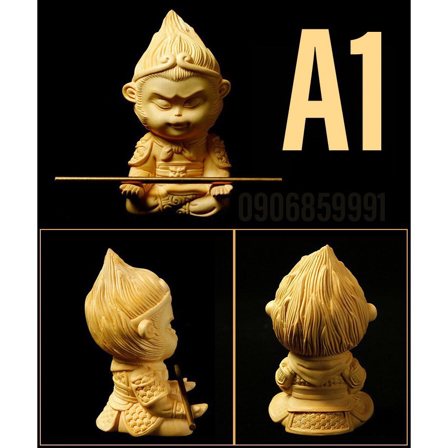 Tượng Tôn Ngộ Không,Tề Thiên Đại Thánh - Gỗ Hoàng Dương