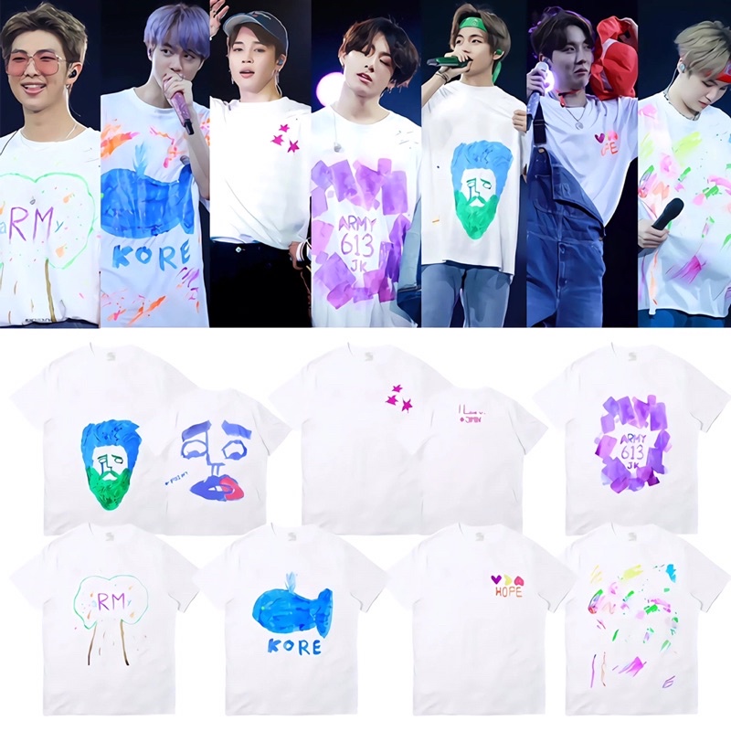 Áo Phông Kí Hiệu BTS-K-Pop (ORDER)