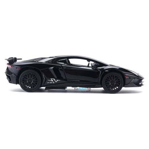 MÔ HÌNH XE XE MÔ HÌNH LAMBORGHINI AVENTADOR LP750-4 SV BLACK 1:32 MINIAUTO