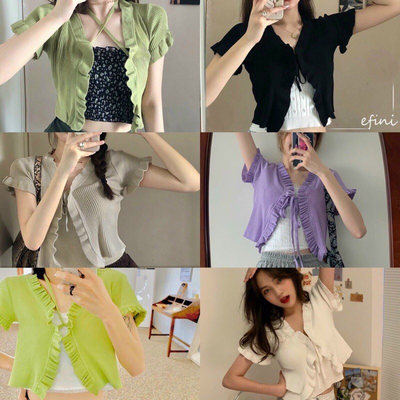 Áo gân bèo cột dây ngực A139