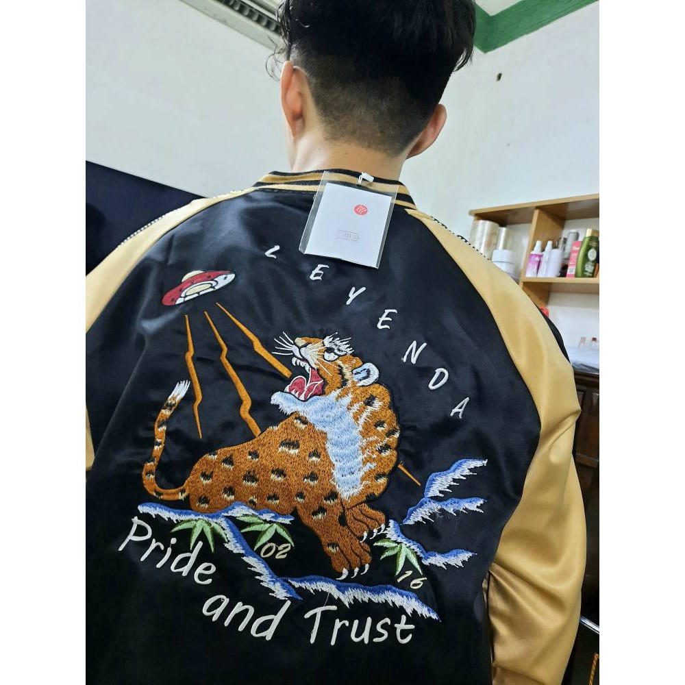 Áo khoác bomber thêu hổ Ulzzang cực chất