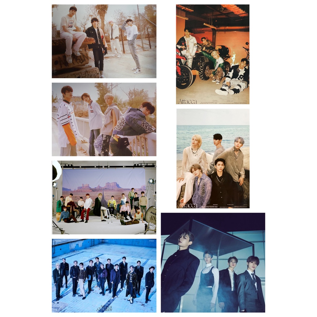 #MéoStore Poster nhóm Seventeen chính hãng có ống nhựa bảo vệ hàng có sẵn
