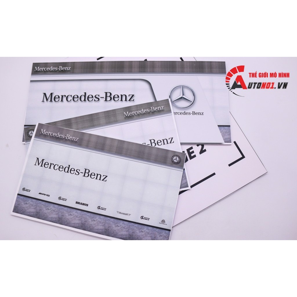 DIORAMA DECOR SHOWROOM MERCEDES 35X25X15CM 1:24 PK101