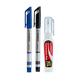 Combo Bút Kỹ Thuật Stabilo Sensor + Bút Xoá Correction Pen CPS88 (Bộ)