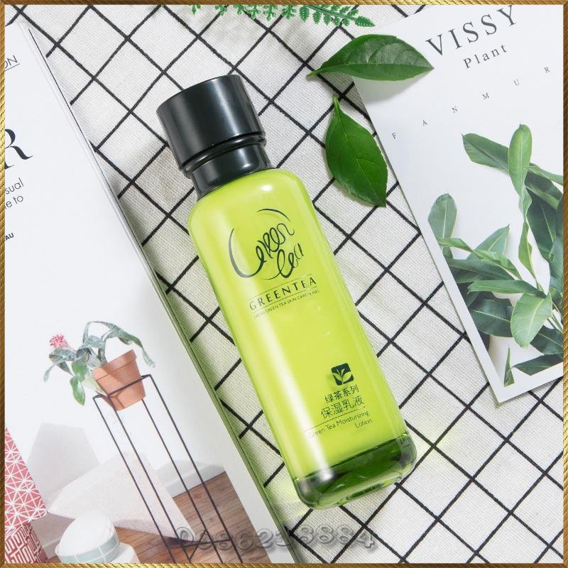 Sữa dưỡng da chiết xuất trà xanh Laikou Green Tea Moisturizing Lotion dưỡng ẩm kiềm dầu chống lão hóa L3014