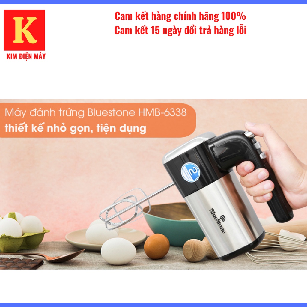 Máy đánh trứng Bluestone HMB-6338-công suất 400W tiết kiệm điện- bảo hành 24 tháng toàn quốc