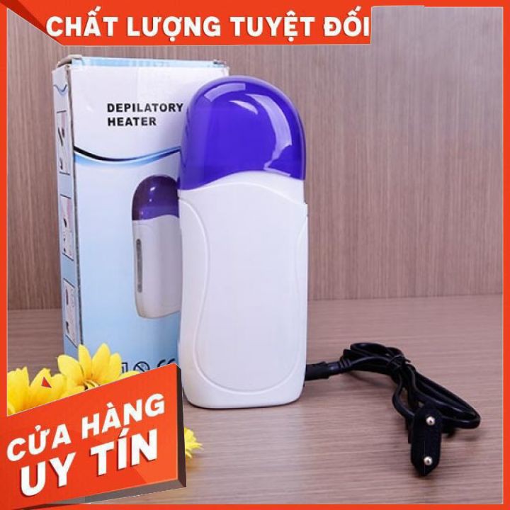 (Tặng kèm sáp và miếng dán) Máy Wax Lông nóng, Máy wax lông sử dụng điện, êm , cách điện an toàn - sáp mật ong