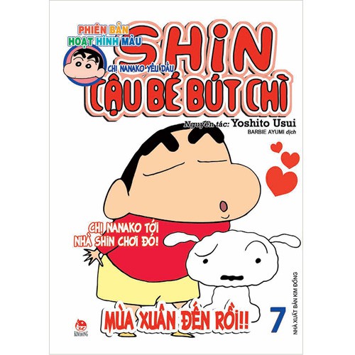 Sách - Shin cậu bé bút chì phiên bản hoạt hình màu tập 7