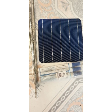 Cell pin mono 4.94w, kẽm hàn, bút hàn pin năng lượng mặt trời
