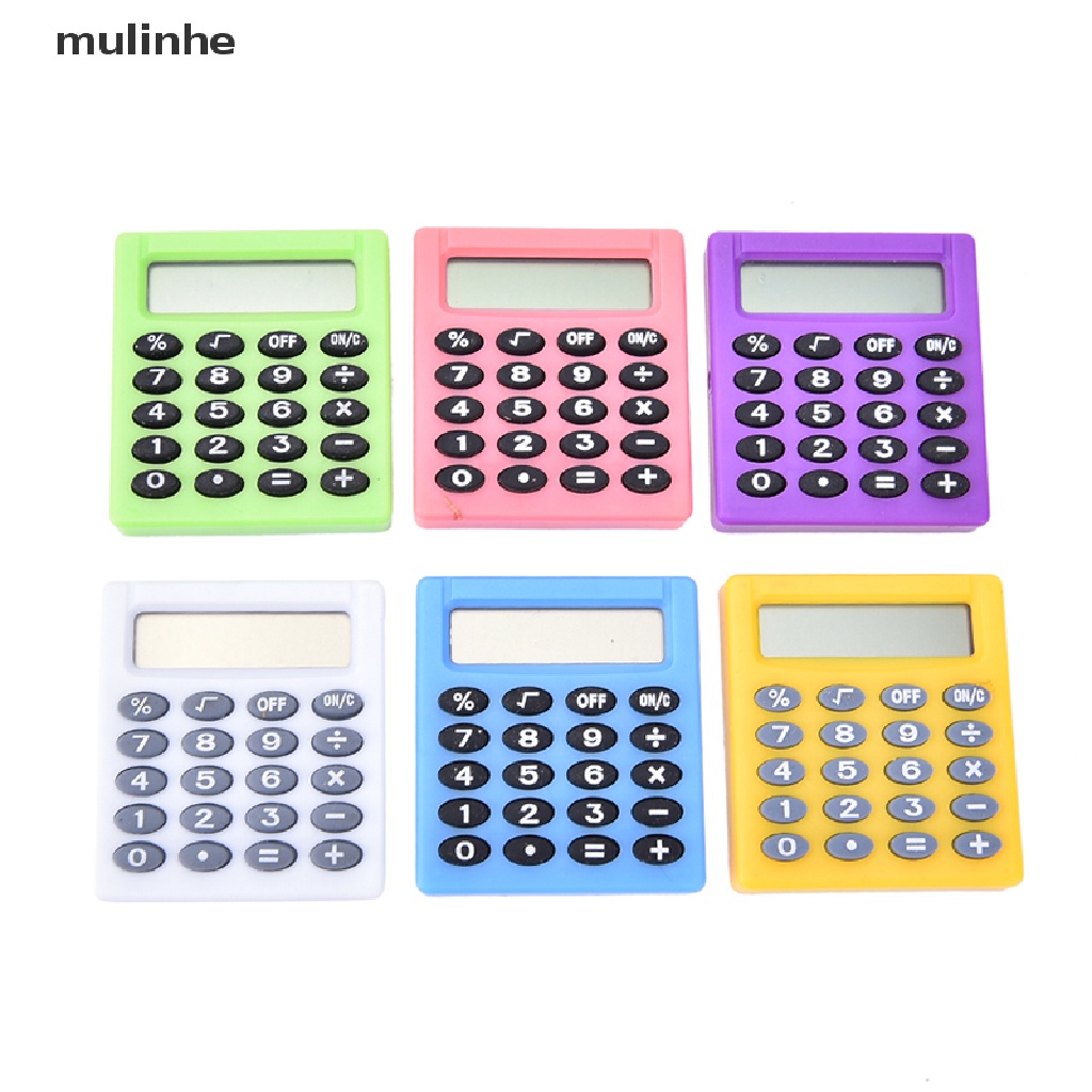 Máy Tính Điện Tử Mini mulinhe Màu Kẹo Cho Học Sinh