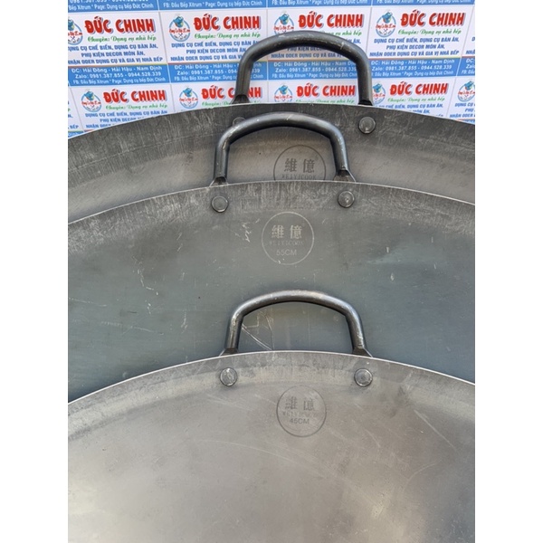 Chảo thép carbon 2 quay sắt hiệu welycook