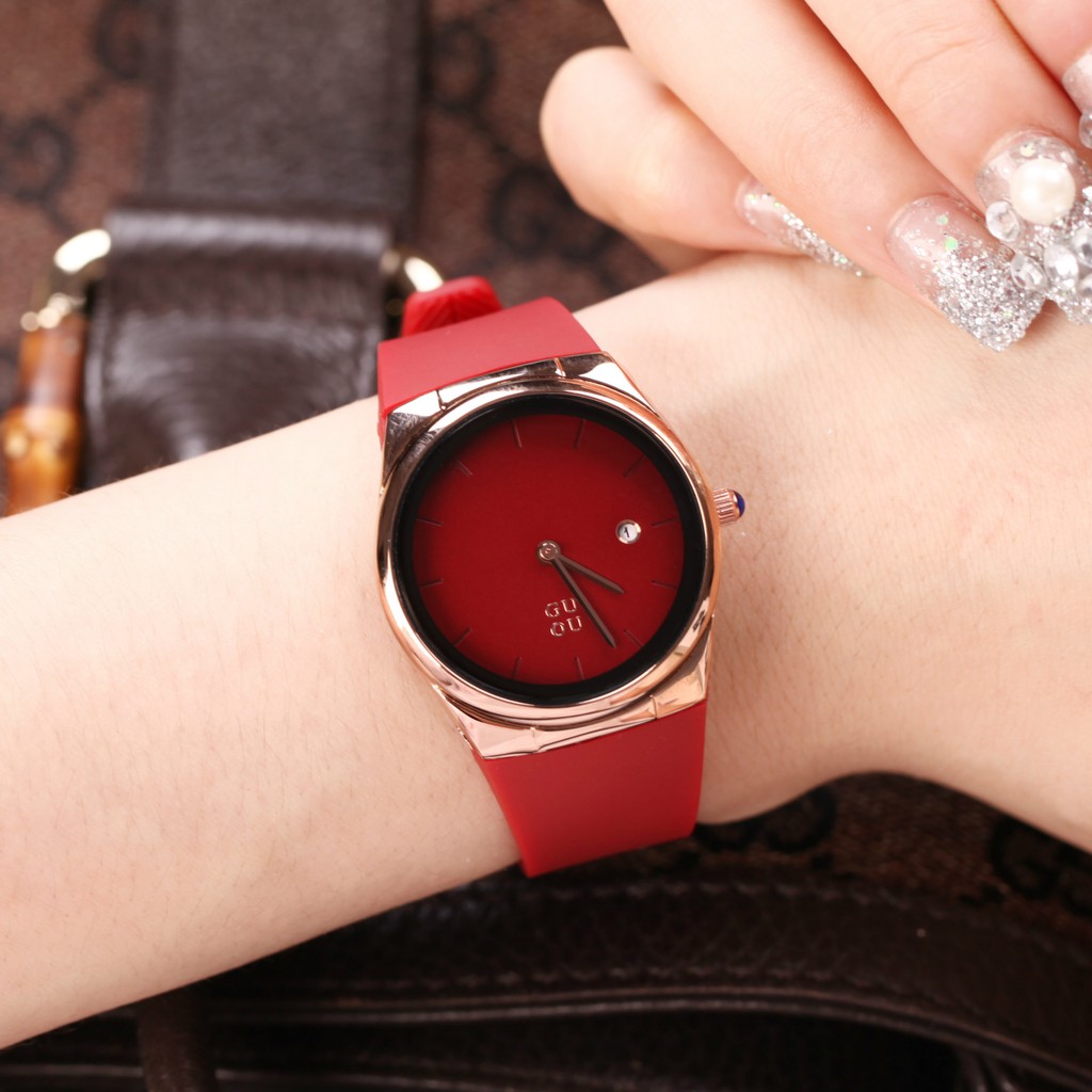 Đồng hồ nam nữ mặt Tròn, đồng hồ đeo tay nam nữ unisex chính hãng, dây silicon phiên bản ip, mẫu thời trang, siêu hot