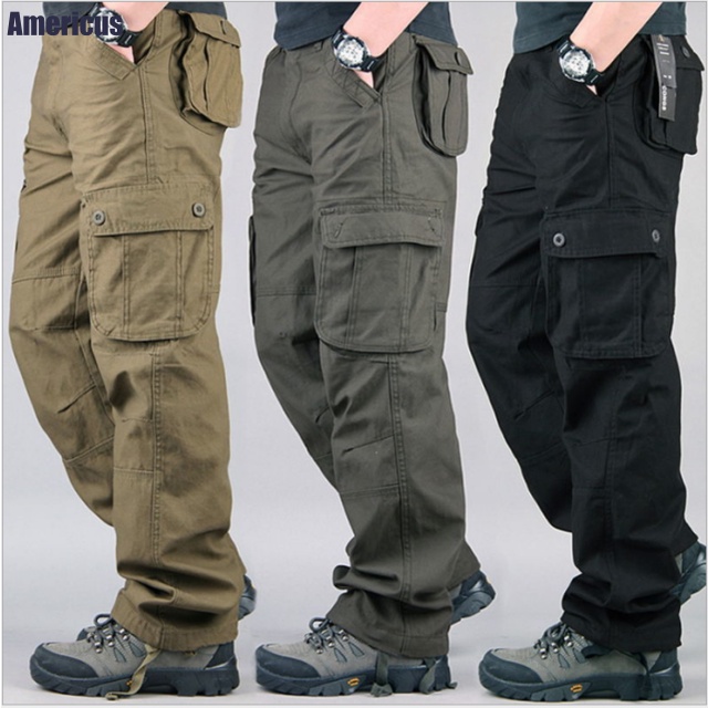 Quần Kaki Túi Hộp Nam Americus Ống Suông Đẹp – Quần Kaki 6 Túi Ống Rộng Phong Cách