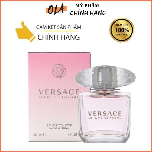 Nước hoa Versace BRIGHT CRYSTAL HỒNG EDT Fullseal 30ml-90ml - mỹ phẩm ola