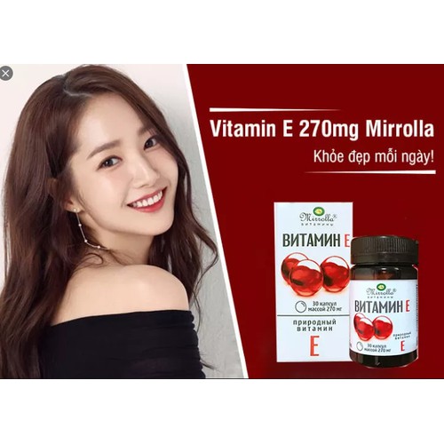 [Có sẵn] Vitamin E (30 viên E 270mg - hũ nhựa, hàng chuẩn Nga - mẫu mới 2020) | BigBuy360 - bigbuy360.vn