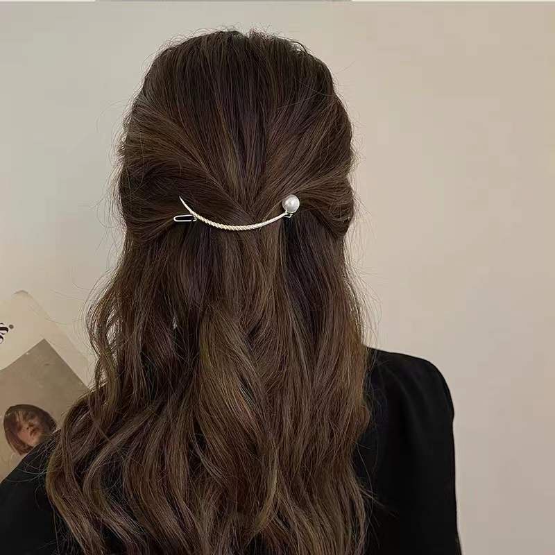 Kẹp Tóc Đính Ngọc Trai Thời Trang Hàn Quốc