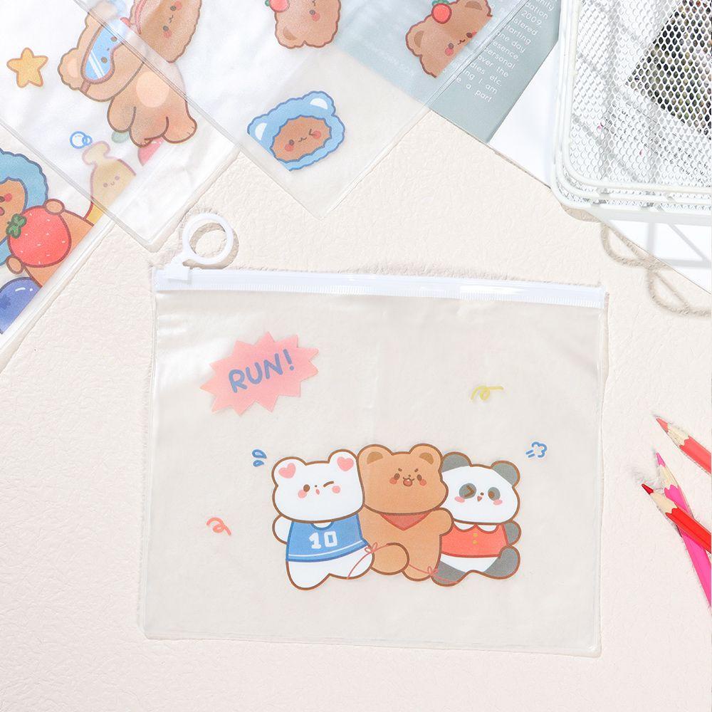 Bút Chì Trong Suốt Hình Gấu Hoạt Hình