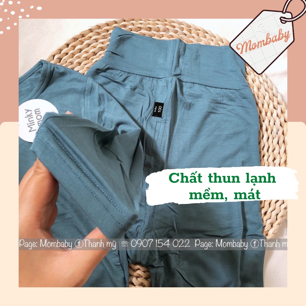 [Minkymom QC] BỘ DÀI MINKYMOM THUN LẠNH PETTIT CẠP CAO MẶC ĐIỀU HOÀ CHO BÉ (có sẵn)