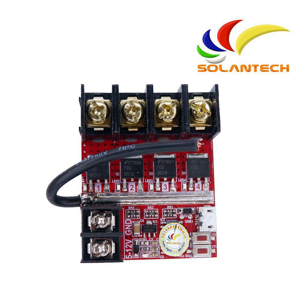 Mạch điều khiển led vẫy 4 kênh công suất