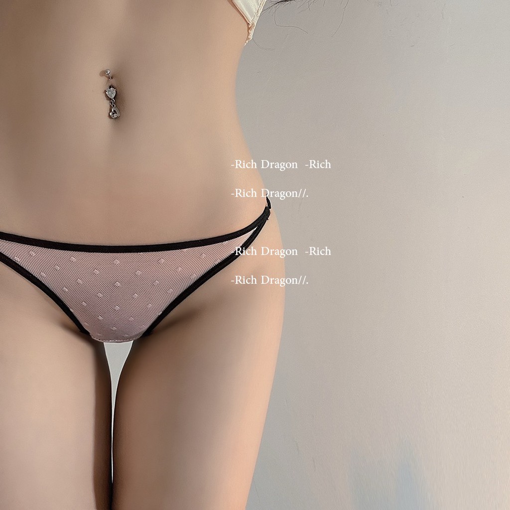 Quần lót nữ ren lưới cao cấp hình tim Xeme D1-06