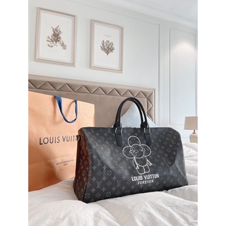 Túi du lịch LV Keepall da bò size 50 (sẵn, nhắn tin shop kiểm kho)