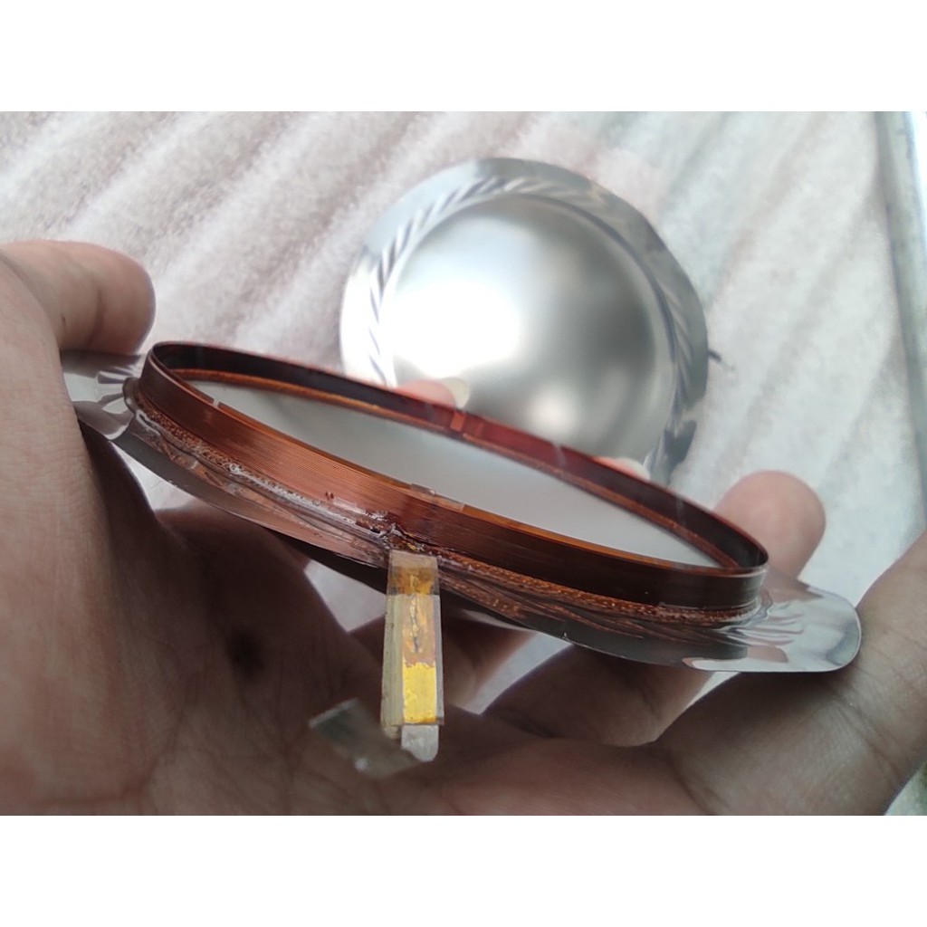 LÁ CÔN 74.5MM NHÔM DẸT TITAN - 2 CÁI - COIL TREBLE 750