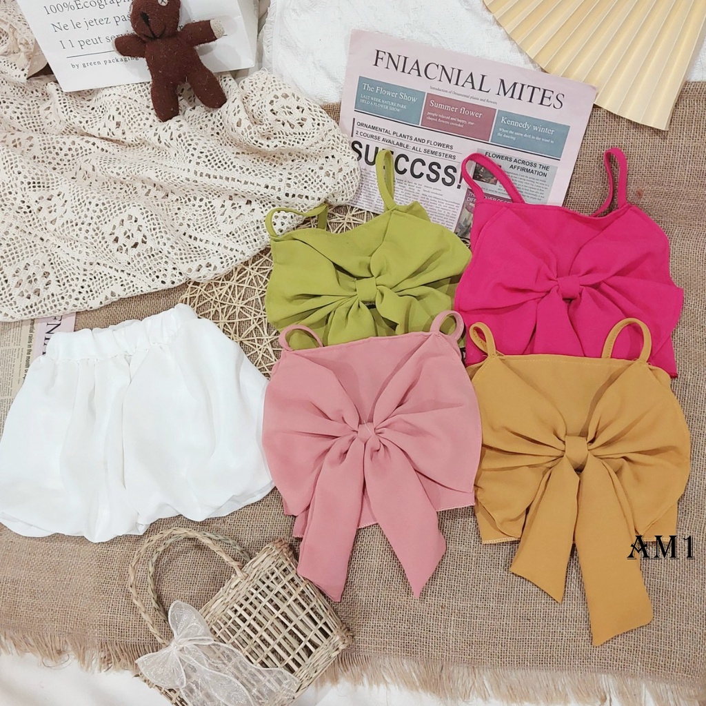 Set 2 dây nơ xinh cho bé gái TB18 - Quần áo dễ thương cho bé gái đi chơi