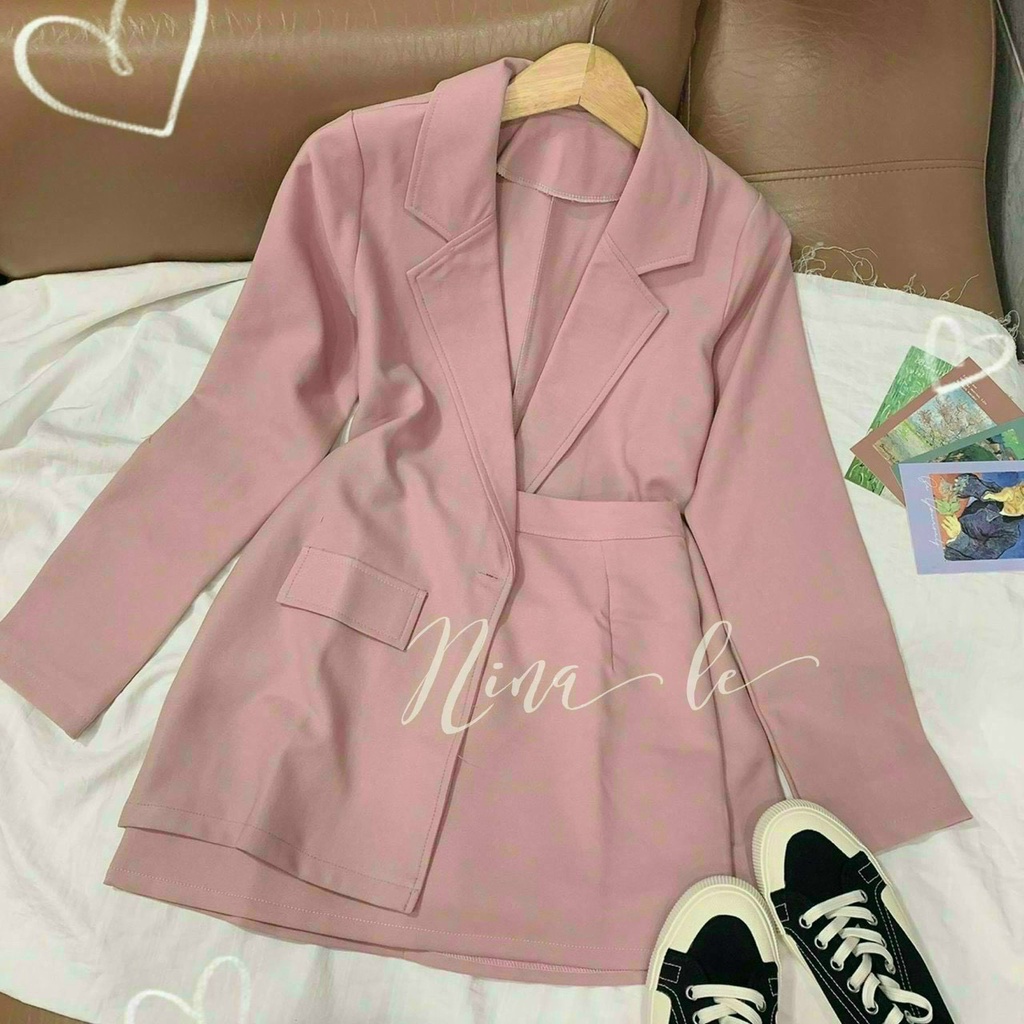 SÉT VÉT FORD KÈM LÓT COTTON + CHÂN VÁY PHONG CÁCH CÔNG SỞ XINH XẮN