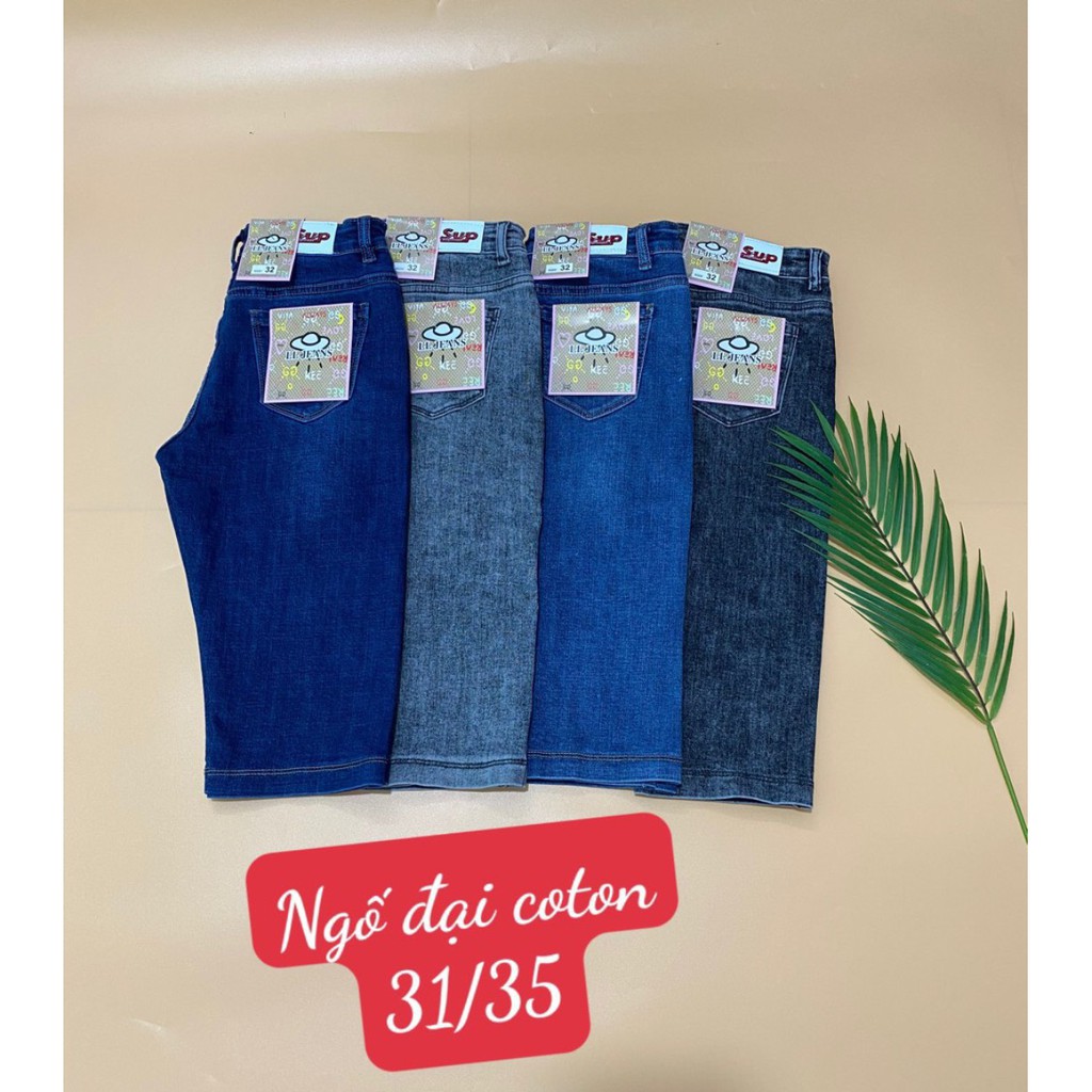 [Có bigsize] Quần jean lửng gối nữ hàng co giãn dáng ôm suông lai