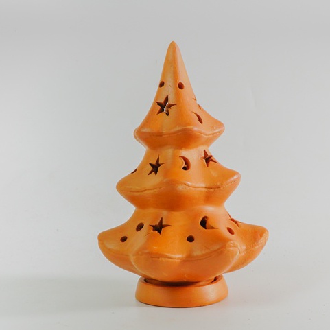 Đèn Đốt Nến Handmade Cây Thông Noel - DN14