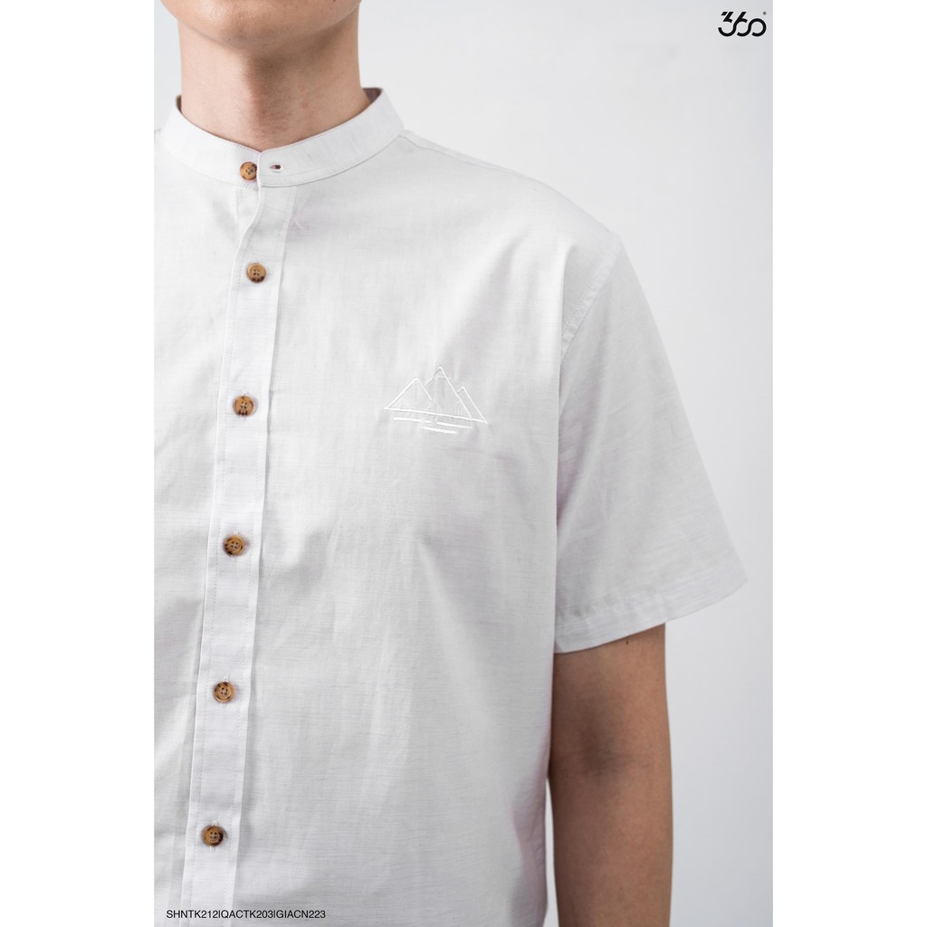 Áo sơ mi ngắn tay cổ tàu local brand 360 Boutique-SHNTK212 | BigBuy360 - bigbuy360.vn