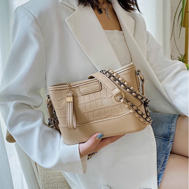 Faya - Túi xách HOBO da vân cao cấp sang trọng T932