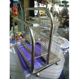 Kệ Để Dao Thớt Đũa Inox Xịn